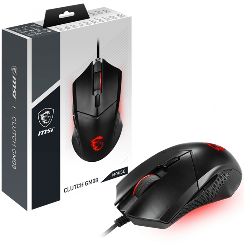 Imagen Mouse MSI CLUTCH GM08 1