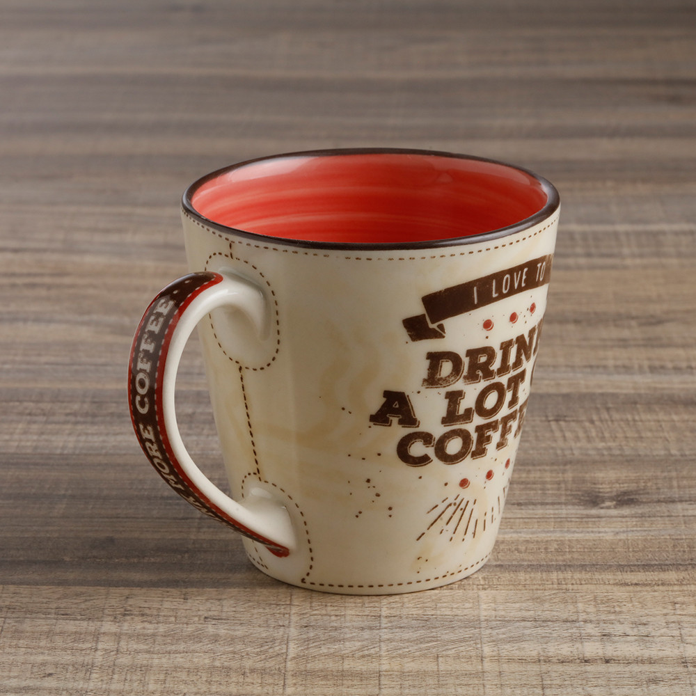 Imagen Mug Drink a lot of Coffee 405 cc 2