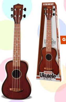 Imagen (N3057(M683-666F)) Guitarra Clásica Ukulele Café
