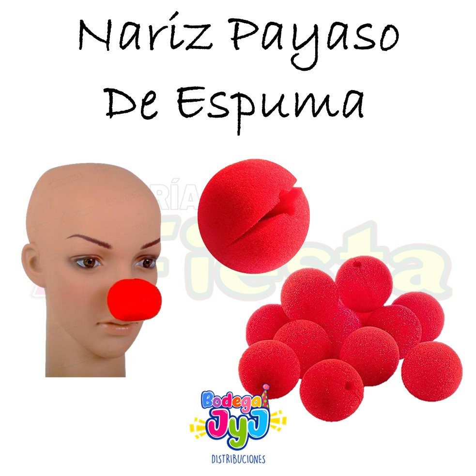 Nariz Payaso De Espuma