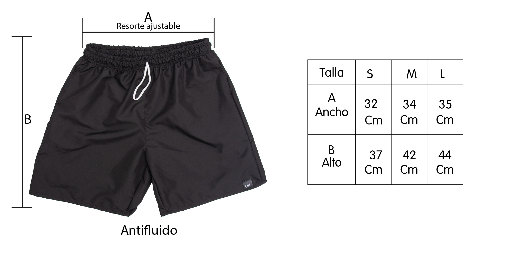 Imagen Pantaloneta Antifluido  Negra Nea Minuscula 5