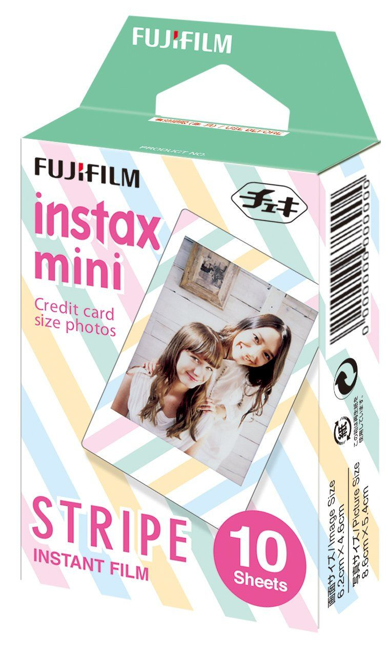 Imagen Papel Fotográfico Fujifilm Instax Mini Stripe x 10 2