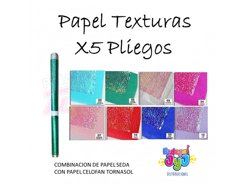 Papel Celofan x10 Pliegos