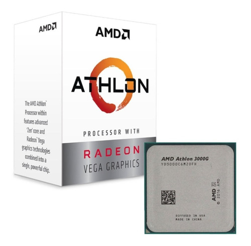 Imagen PC Gamer Athlon 3000G, Ram 8 gigas, SSD 256, Chasis Gamer, Fuente 350 Watts 2