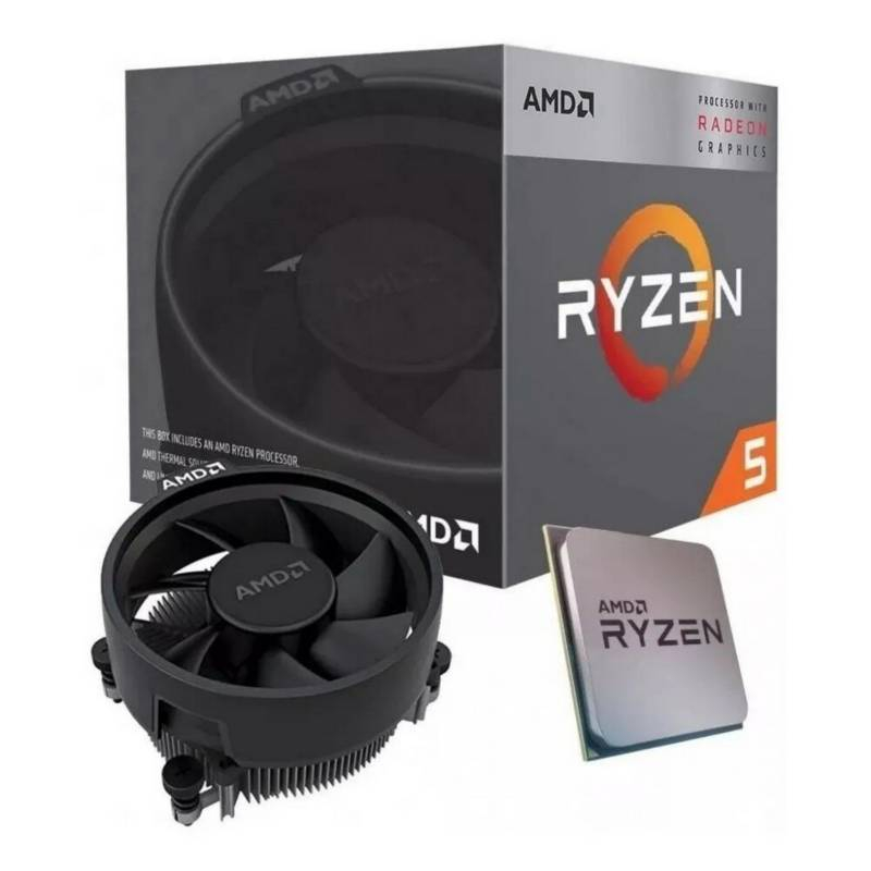 Imagen PC Gamer Ryzen 5 3400G, Video Vega 11, Ram 16g, SSD 240, Fuente Real 500, 6 Fan ARGB 2