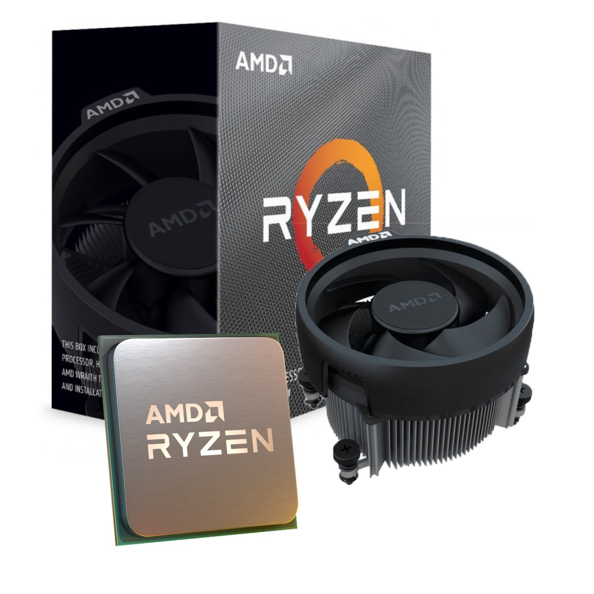 Imagen PC Gamer Ryzen 5 3600XT, 8 Ram, SSD 480, Board Asus X570 P, Chasis XPG, Fuente 650  2