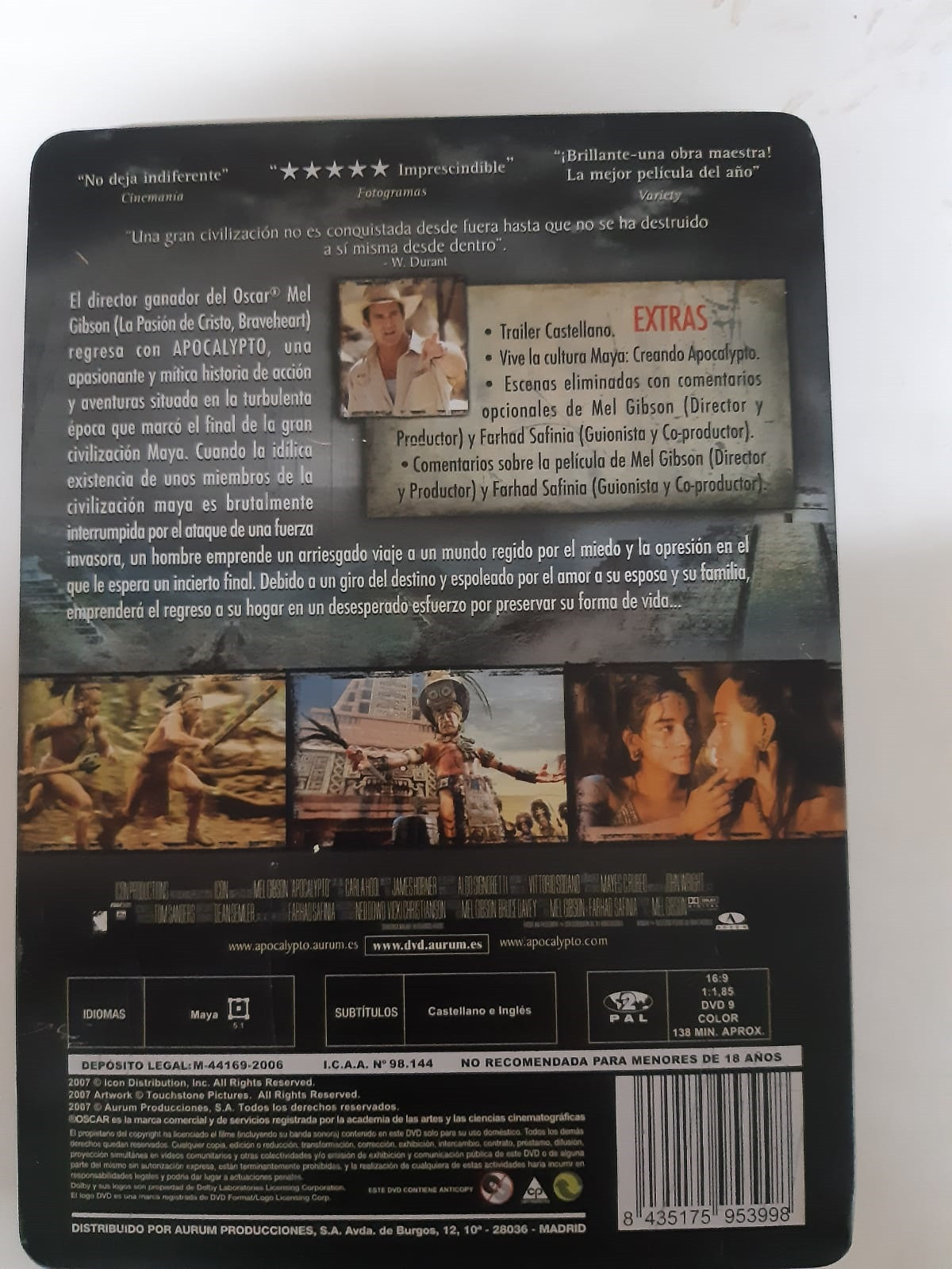 Imagen PELICULA DVD APOCALYPTO - MEL GIBSON 2