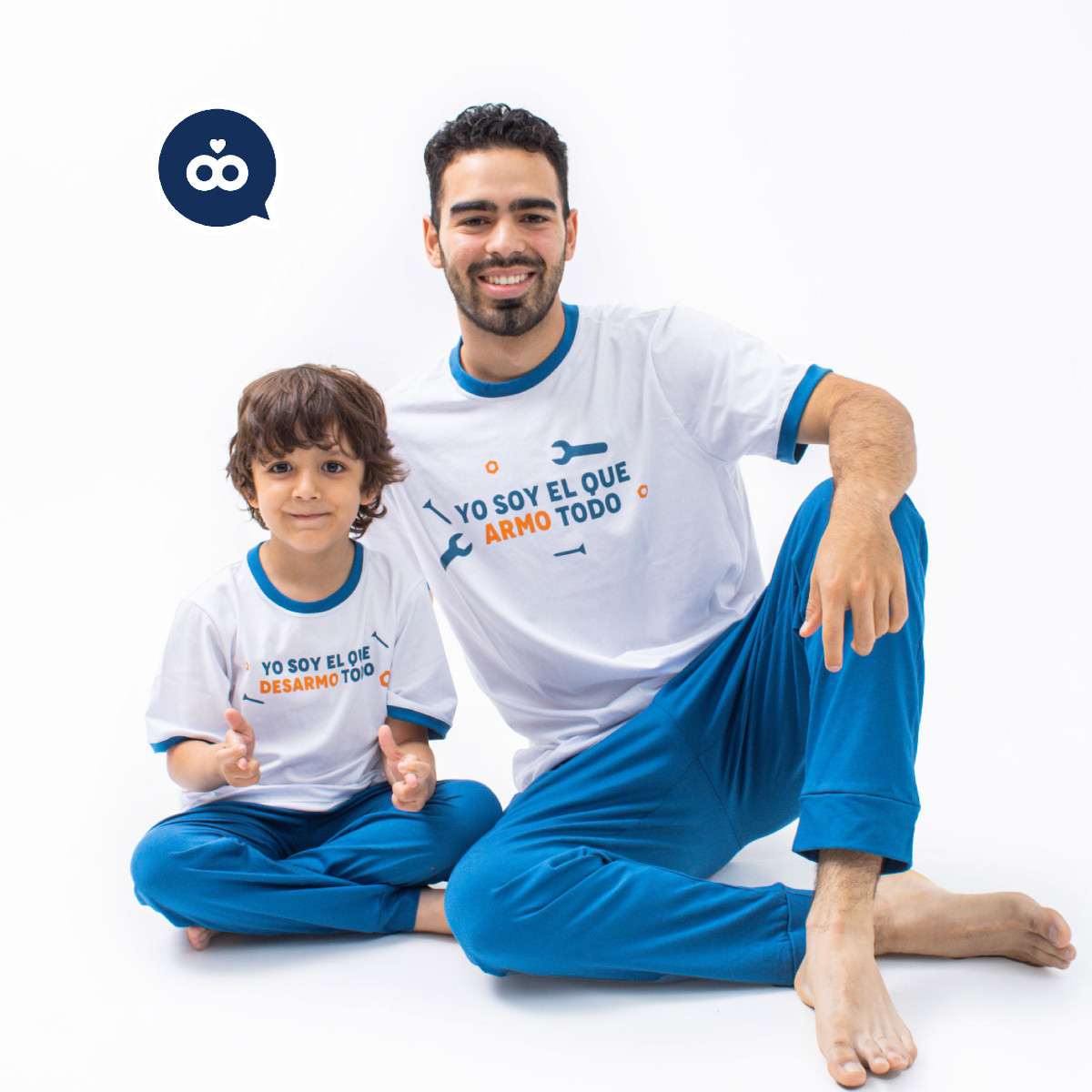 Imagen Pijama papá e hijo 100% algodón 1