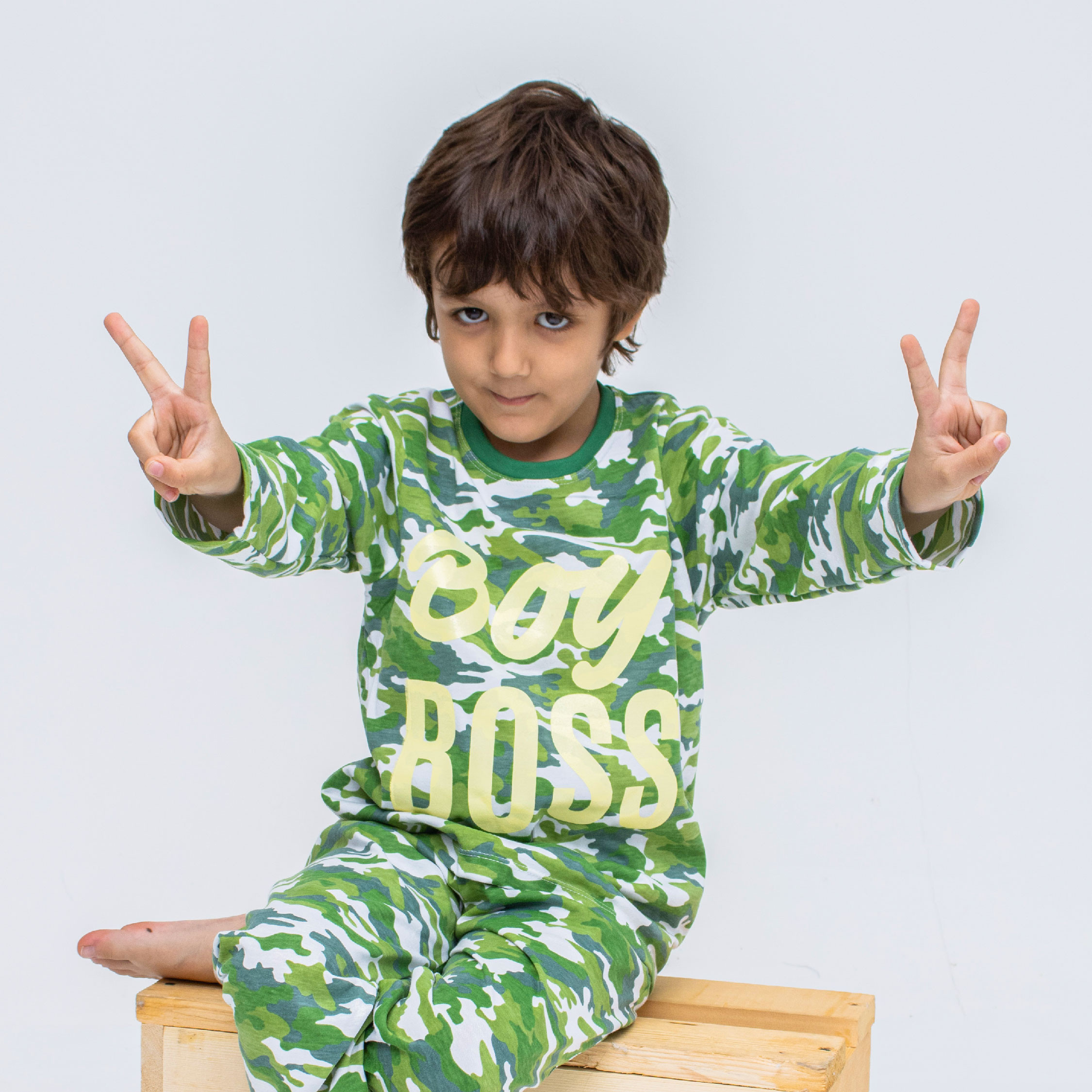 Imagen Pijama para niño camuflada Boy Boss