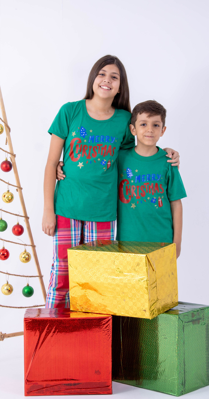 Imagen Pijamas Navidad en algodón 4
