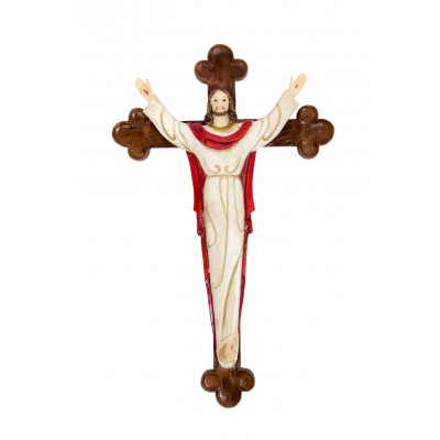 ImagenPlaca Jesús Crucificado Vivo De 34 Cm