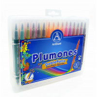 Plumones Punta pincel x24 - Artisan: Plumones x24 TINTAS Y TRAZOS