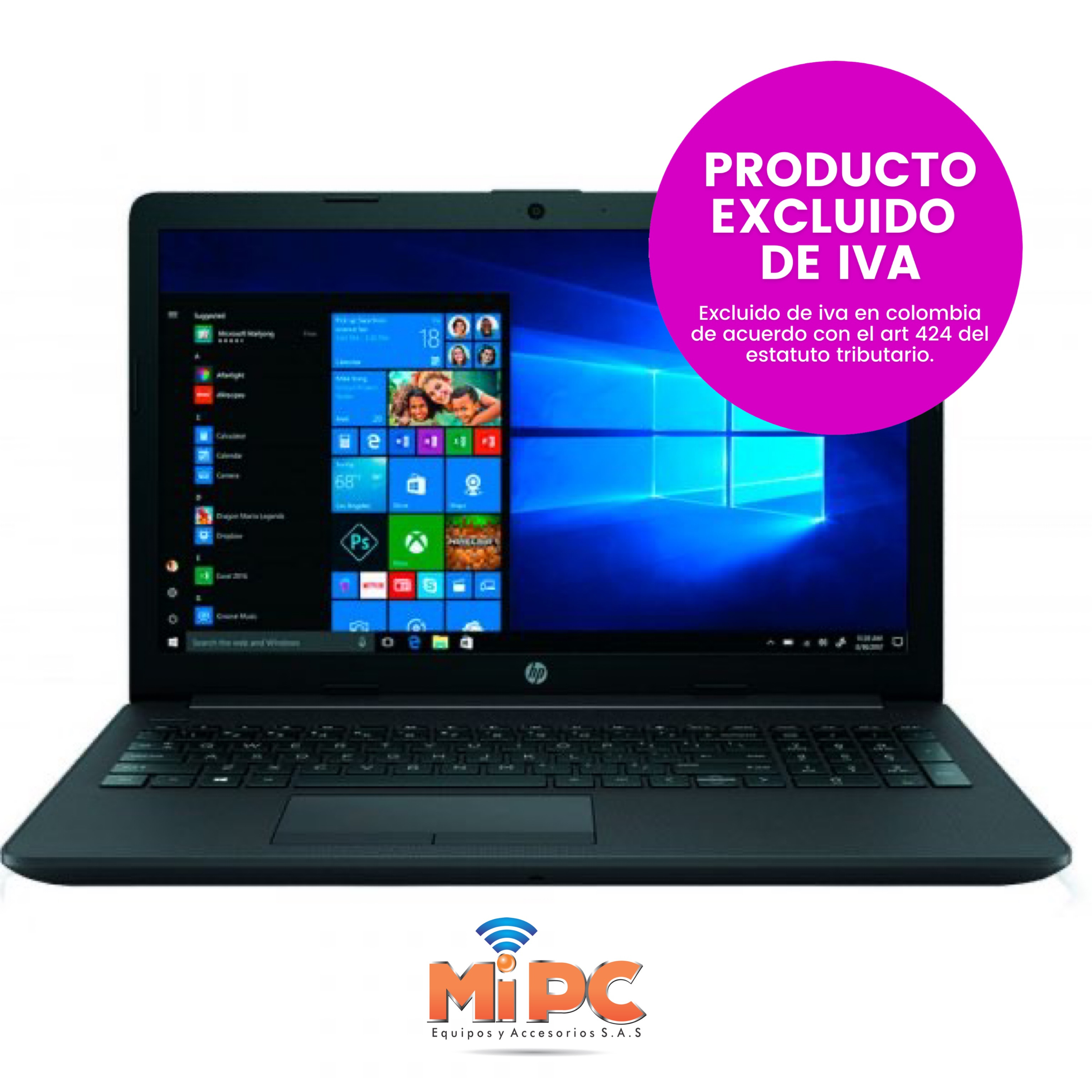 Portatil Hp 255 G7 Athlon 3020 Ram 4 Gigas Disco 500 Pantalla 156 Windows 10 Sl 1360085 22 0309