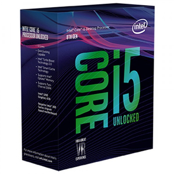 Imagen Procesador Intel Core i5 8600K 3,6ghz 2