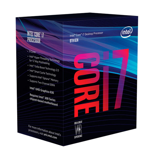 Imagen Procesador Intel Core i7 8700