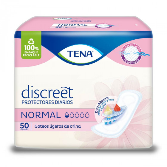 ImagenProtector Femenino TENA Discreet Normal x 50 Und