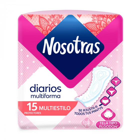 ImagenProtectores Diarios Nosotras Multiestilo x 15und