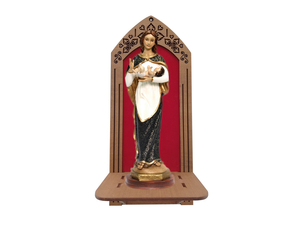 ImagenRepisa Decorativa y Virgen de la Vida