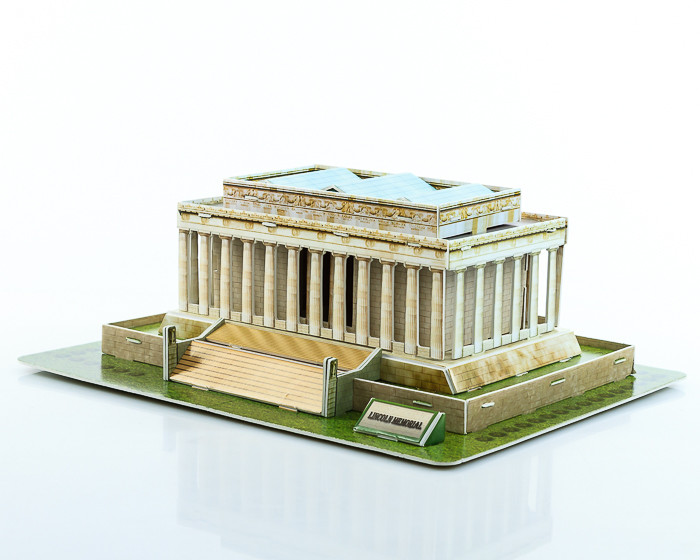 ImagenRompecabezas 3 Dimensiones en Caja: Monumento a Lincoln