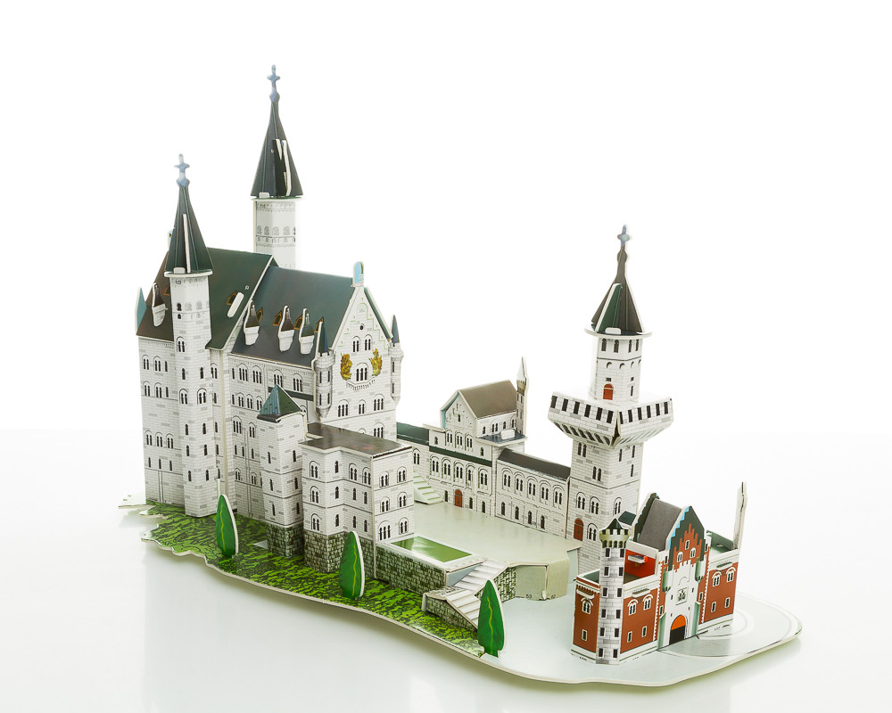 ImagenRompecabezas 3D en Caja: Castillo de Neuschwanstein