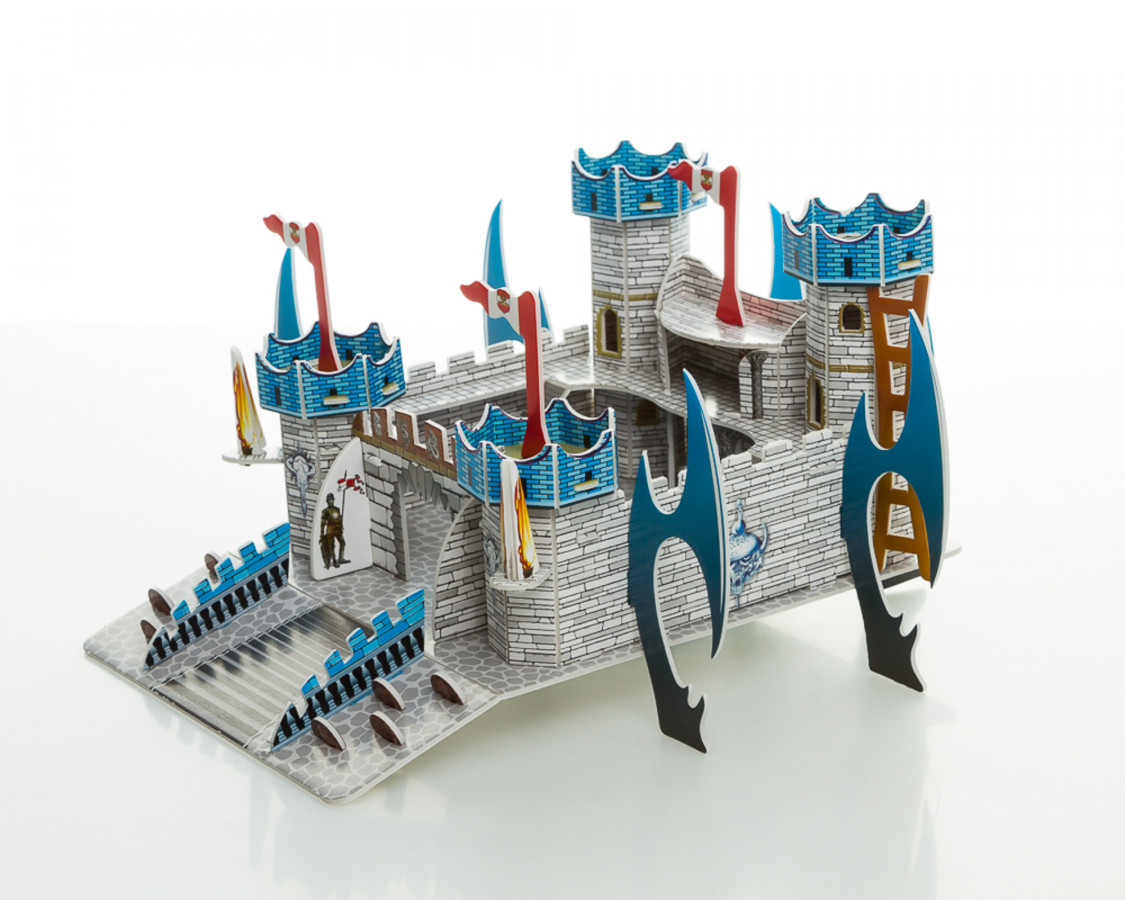 ImagenRompecabezas 3D en Caja: Castillo Fantasía