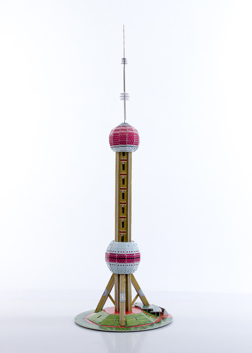 Imagen Rompecabezas 3D en Caja: Torre Perla Oriental 2