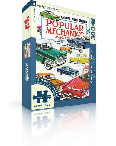 Imagen Rompecabezas Nueva York Puzzle Company – Mecánica Popular coches de los años cincuenta – 300 pieza rompecabezas 2