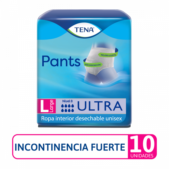 ImagenRopa interior absorbente TENA Pants Ultra L x 10 Und