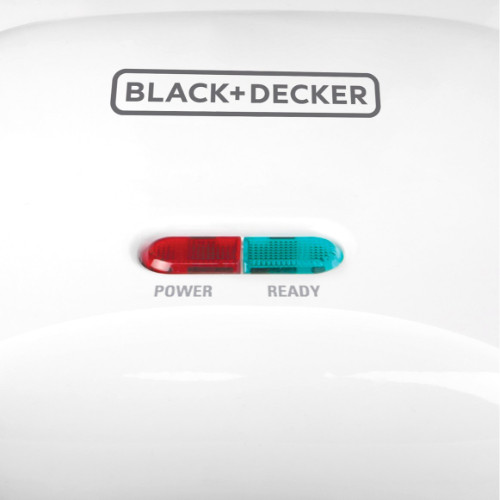 Imagen Sandwichera Black + Decker para 2 Porciones, Blanco SM1000W 4