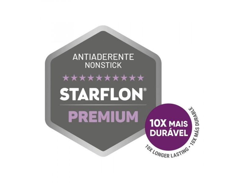 Sartén Tramontina Profesional en Aluminio con Revestimiento Interno con  Antiadherente Starflon Premium y Acabado Externo Lijado 24 cm 1,6 L