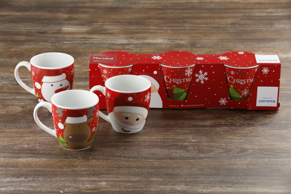 Imagen Set de 3 mugs Navidad 3