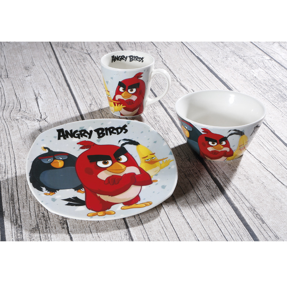 Imagen Set de Desayuno Angry Birds 1