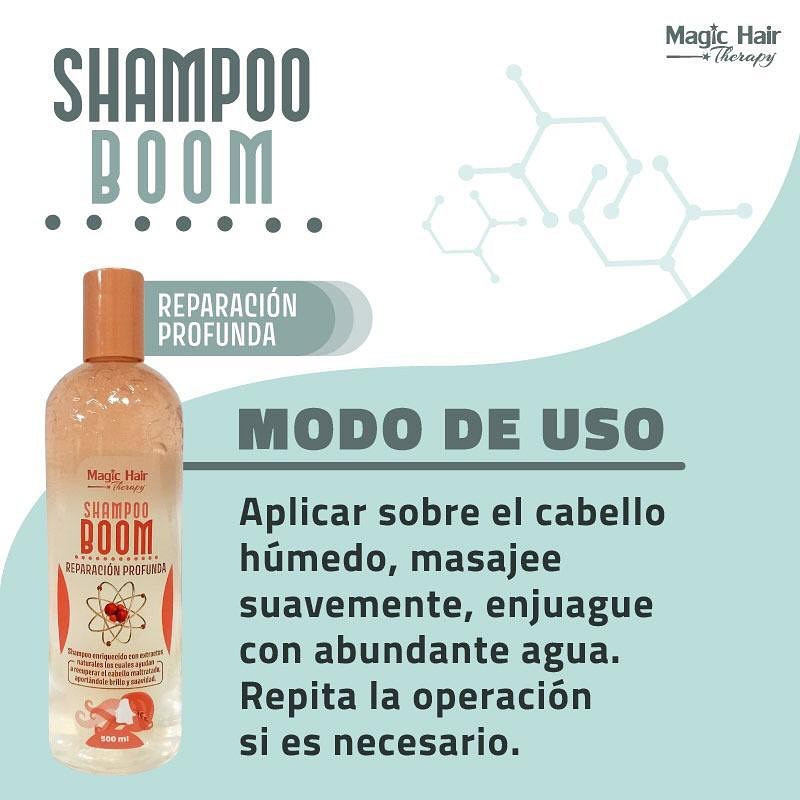 Imagen Shampoo Boom Reparación Profunda Magic Hair 3