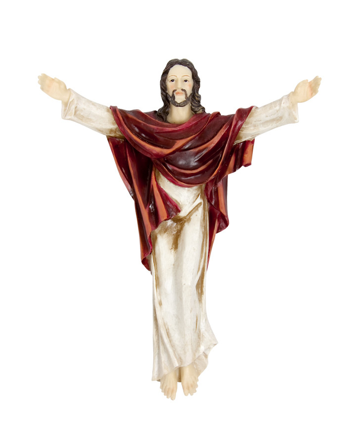 Imagen Silueta Jesús Crucificado Vivo De 20 Cm