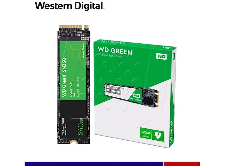 Imagen Solido M.2 PCIe Western Digital SN350 240 gb 1