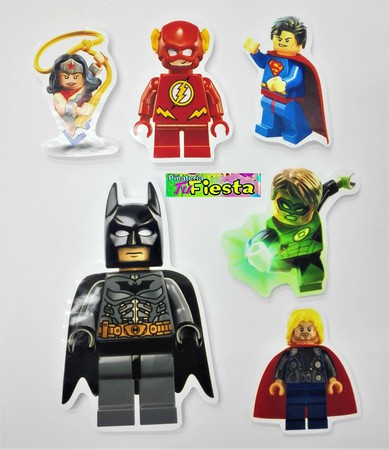 Imagen Sticker Para Torta Batman Lego