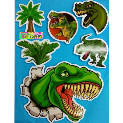 ImagenSticker Para Torta Dinosaurios