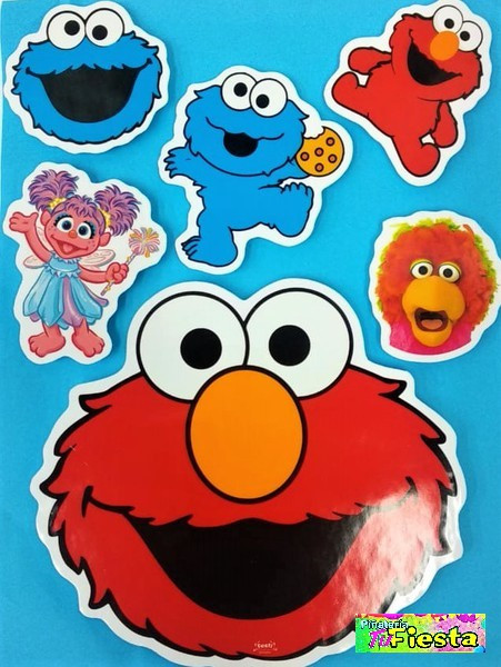Imagen Sticker Para Torta Elmo