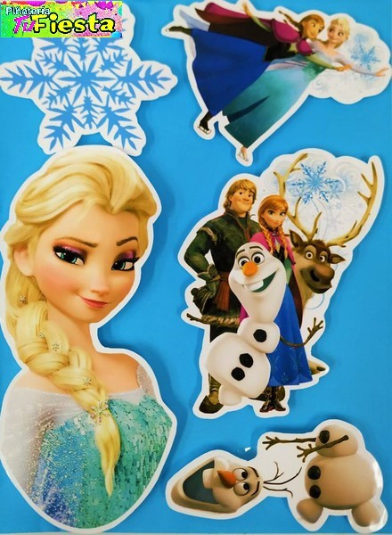 Imagen Sticker Para Torta Frozen 1