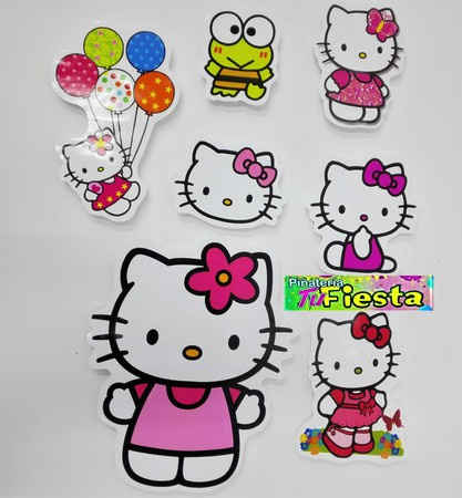 Imagen Sticker Para Torta Hello Kitty 1