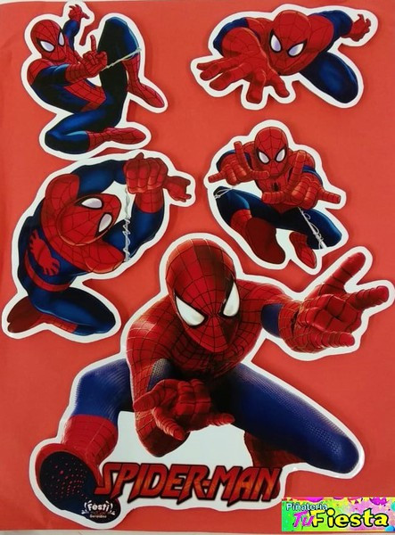 Imagen Sticker Para Torta  Hombre Araña 1