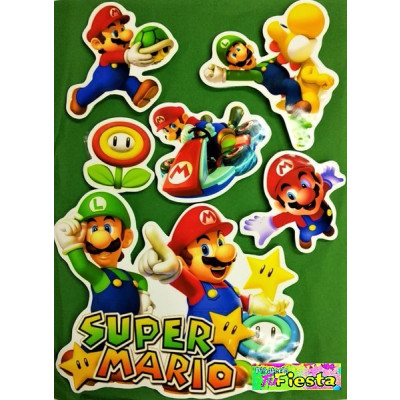 ImagenSticker Para Torta Mario Bros