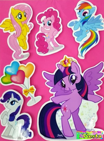Imagen Sticker Para Torta Pony 1