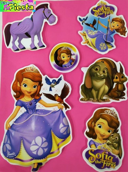 Imagen Sticker Para Torta Princesa Sofia