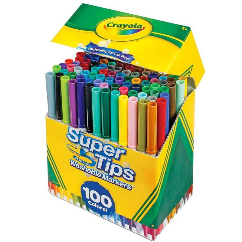 Mi opinión sobre los crayola SUPER TIPS X 100