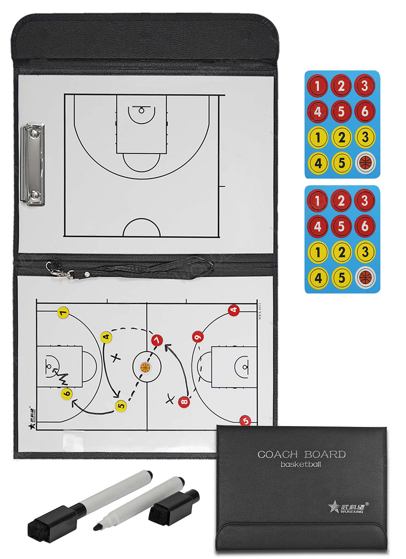 Imagen Tabla Táctica Estratégica Para Baloncesto Magnética 1