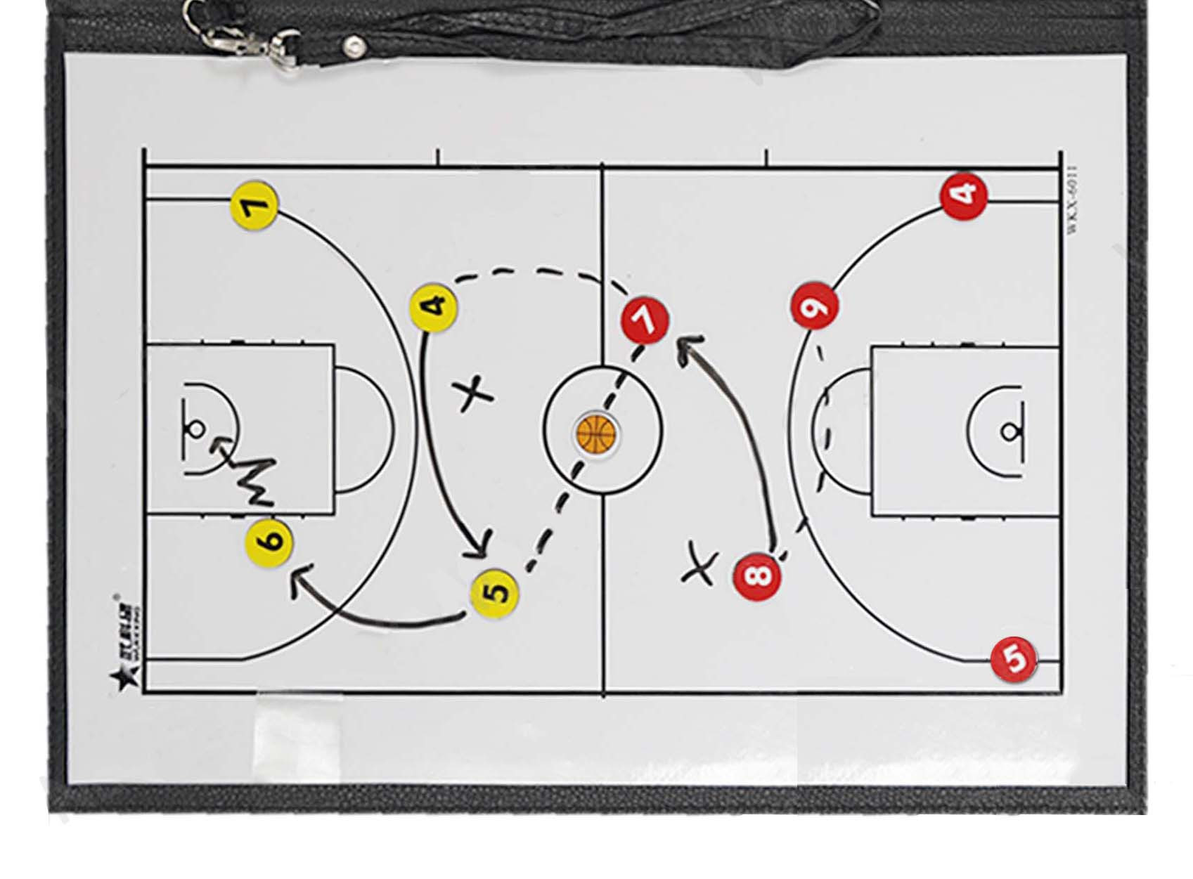 Imagen Tabla Táctica Estratégica Para Baloncesto Magnética 3