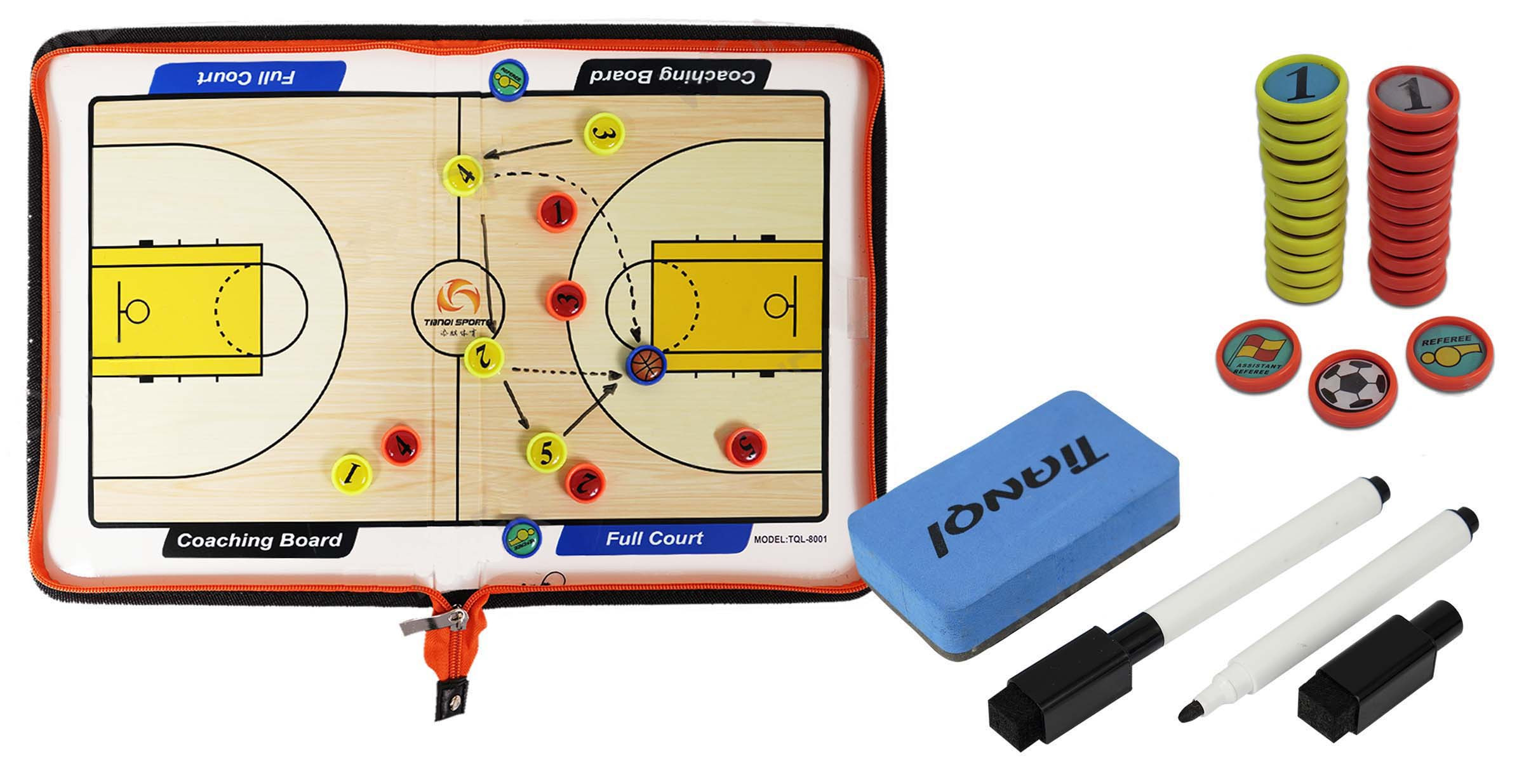 con bolígrafo 2 en 1 Tablero táctico Plegable e Impermeable para Entrenadores de Voleibol HNGPB árbitro 