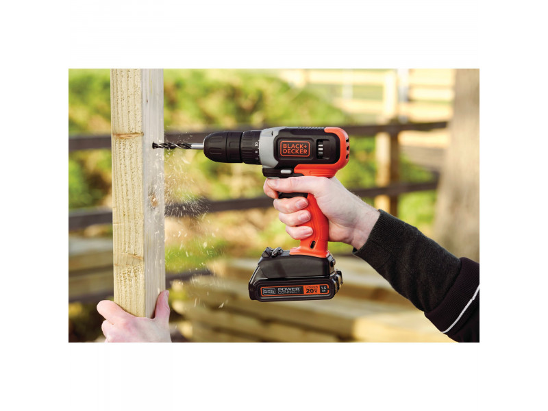 Taladro Inalámbrico Black and Decker BCD702C1-B3 20V