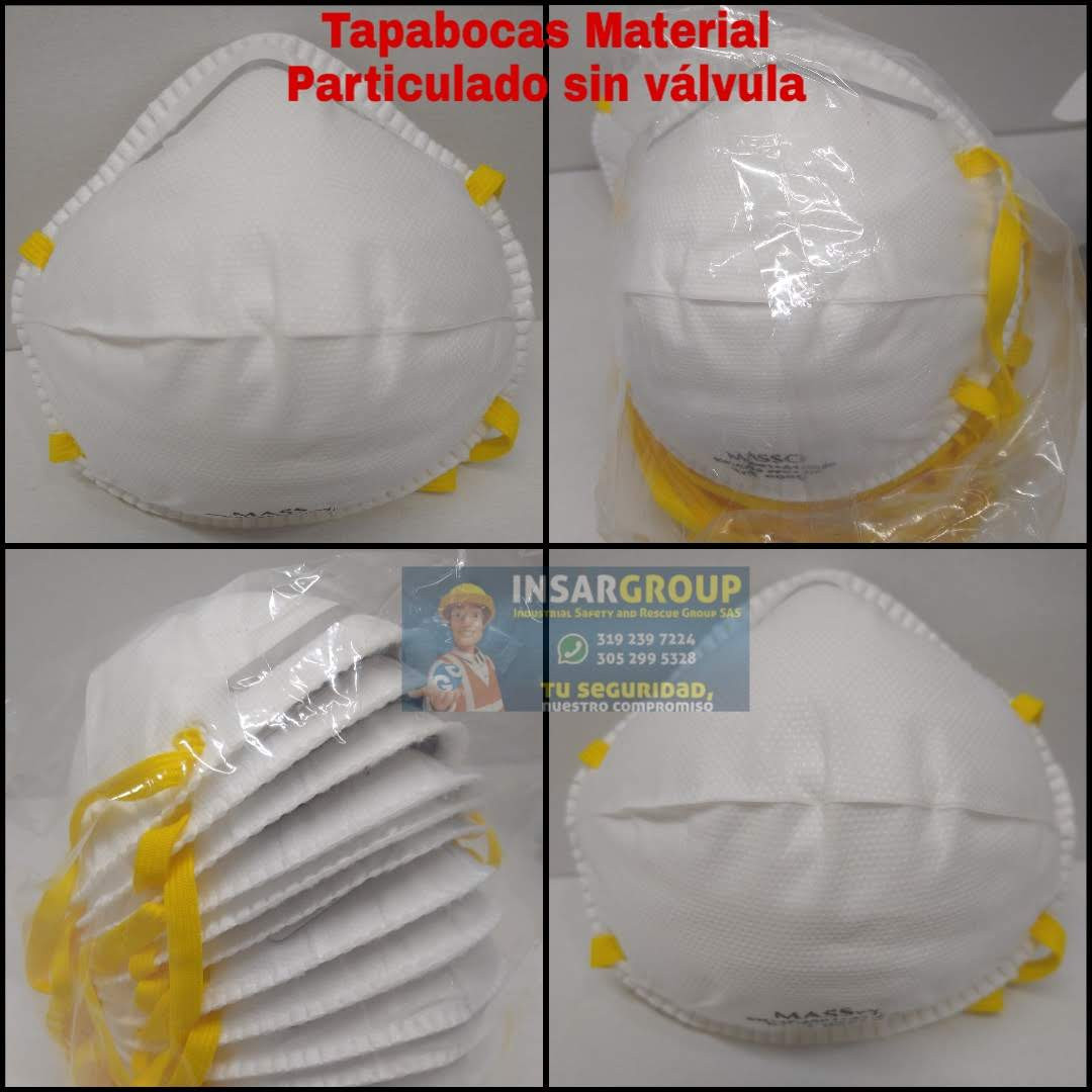 MASCARILLA ANTIPOLVO CON VALVULA FFP1 PACK 3 UNIDADES